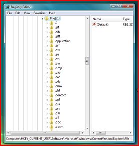 Windows 7 Registry Editor